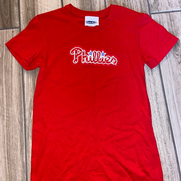Philadelphia Phillies MLB Bedazzled Girls Shirt - Picture 2 of 3